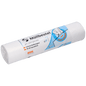 A roll of DEISS 46919 white trash bags from EMIL DEISS KG (GmbH + Co.), labeled "trash bags", 30L, 510 x 570 mm, hygienic like disposable hand towels, with simple opening instructions on the packaging. Contains 100 bags per roll.