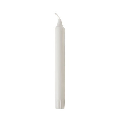 The PAPSTAR 30 taper candles Ø 2.2 cm white made of 100% stearin from PAPSTAR GmbH lend an elegant candle style to any ambiance with their classic white design and visible wick.