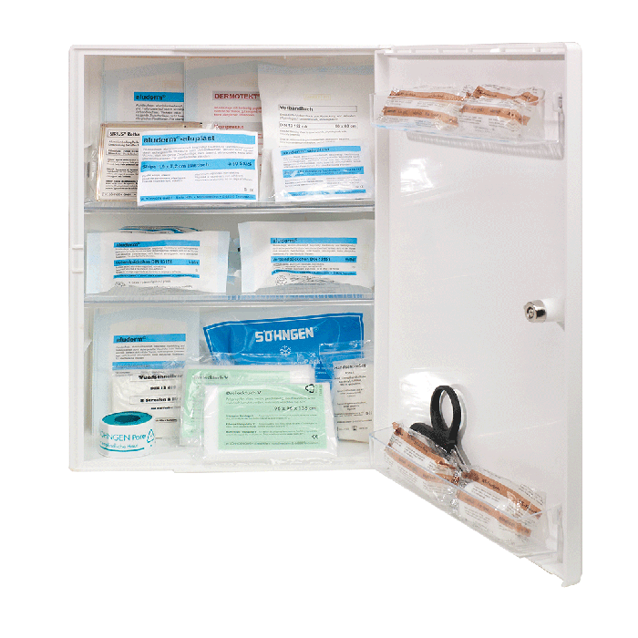 BERLIN First Aid Kit, Standard Contents, DIN 13157