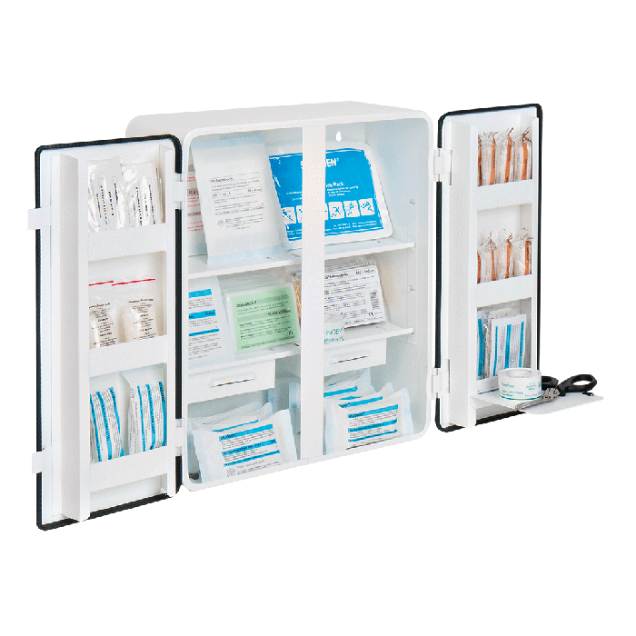 ROM First Aid Cabinet, Standard Contents, DIN 13169