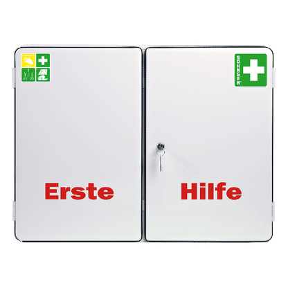 LONDON First Aid Cabinet, Standard Contents, DIN 13169