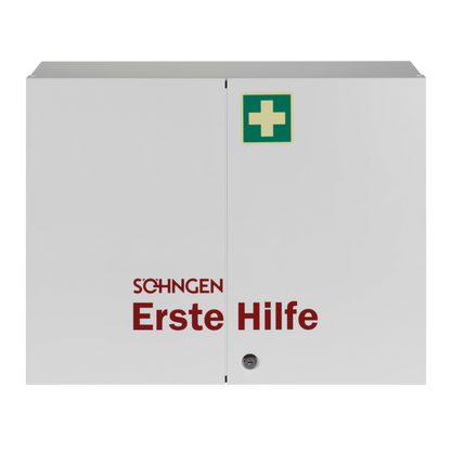 LONDON First Aid Cabinet, Standard Contents, DIN 13169