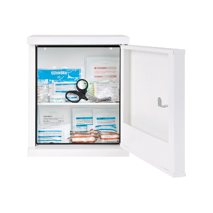 NovoLine First Aid Cabinet, 1 Standard Kit, DIN 13157
