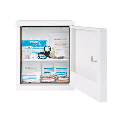 NovoLine First Aid Cabinet, 1 Standard Kit, DIN 13157