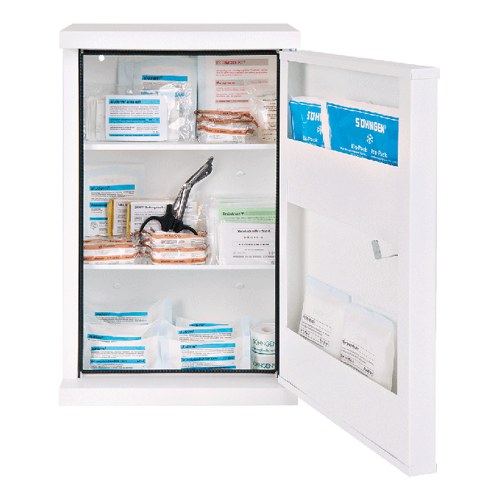 NovoLine 2 First Aid Cabinet, Standard Contents, DIN 13169