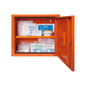 JUNIORSAFE First Aid Cabinet, Orange, with Standard Contents per DIN 13157
