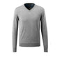 Knitted sweater V-neck, merino wool knitted sweater