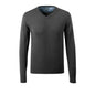 Knitted sweater V-neck, merino wool knitted sweater