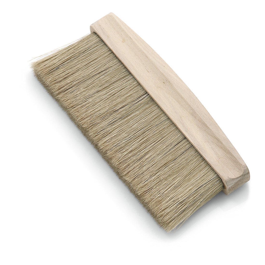 The Nölle Profi Brush Painter Duster (17 cm, light bristle mix, 55 mm) from Nölle Profi Brush Brush & Paint Technique e.K. features a wide wooden handle and dense light bristles - ideal for renovation work. Pictured on a white background.