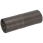 A roll of EMIL DEISS KG (GmbH + Co.) DEISS 54095 gray trash bags (500x580 mm, 50 pieces), secured with a brown rubber band, is shown against a solid white background.