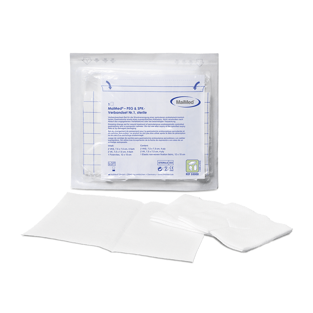 MaiMed PEG & SPK dressing set No. 1 - sterile sterile, simply packaged 15 pieces/bag | Box (15 pieces)