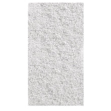 The Twister Handpad 2 pcs. from Diversey Deutschland GmbH & Co. OHG is a rectangular, white, fibrous mesh pad with a random net-like pattern and a thin, airy texture; its compact design stands out against the plain white background.