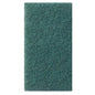 The TASKI Twister Utility Handpad from Diversey Deutschland GmbH & Co. OHG is a green, rectangular scrubbing pad that is ideal for manual cleaning of hard-to-reach areas or for use with an edge cleaning device. Delivered as a box with 2 packs.