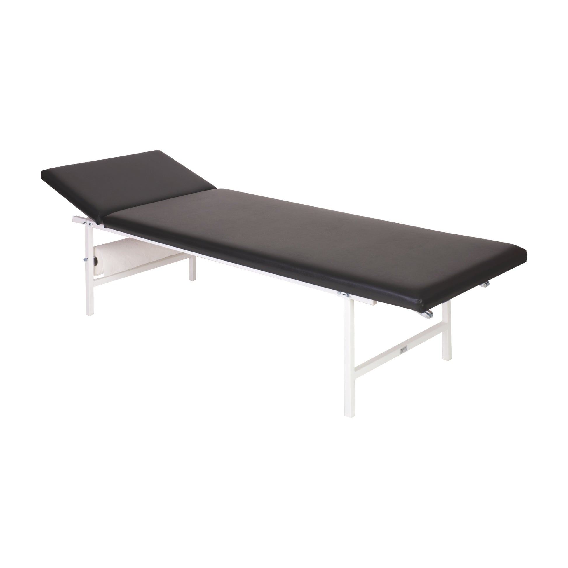 Relaxation Room Recliner, Tubular Steel, Adjustable Head and Foot Rests, Black