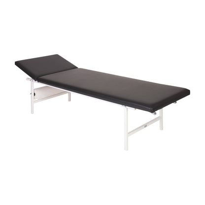 Relaxation Room Recliner, Tubular Steel, Adjustable Head and Foot Rests, Black