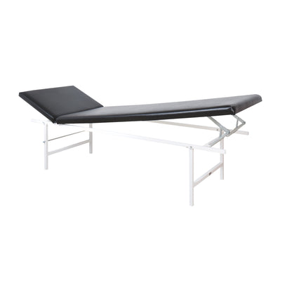 Relaxation Room Recliner, Tubular Steel, Adjustable Head and Foot Rests, Black