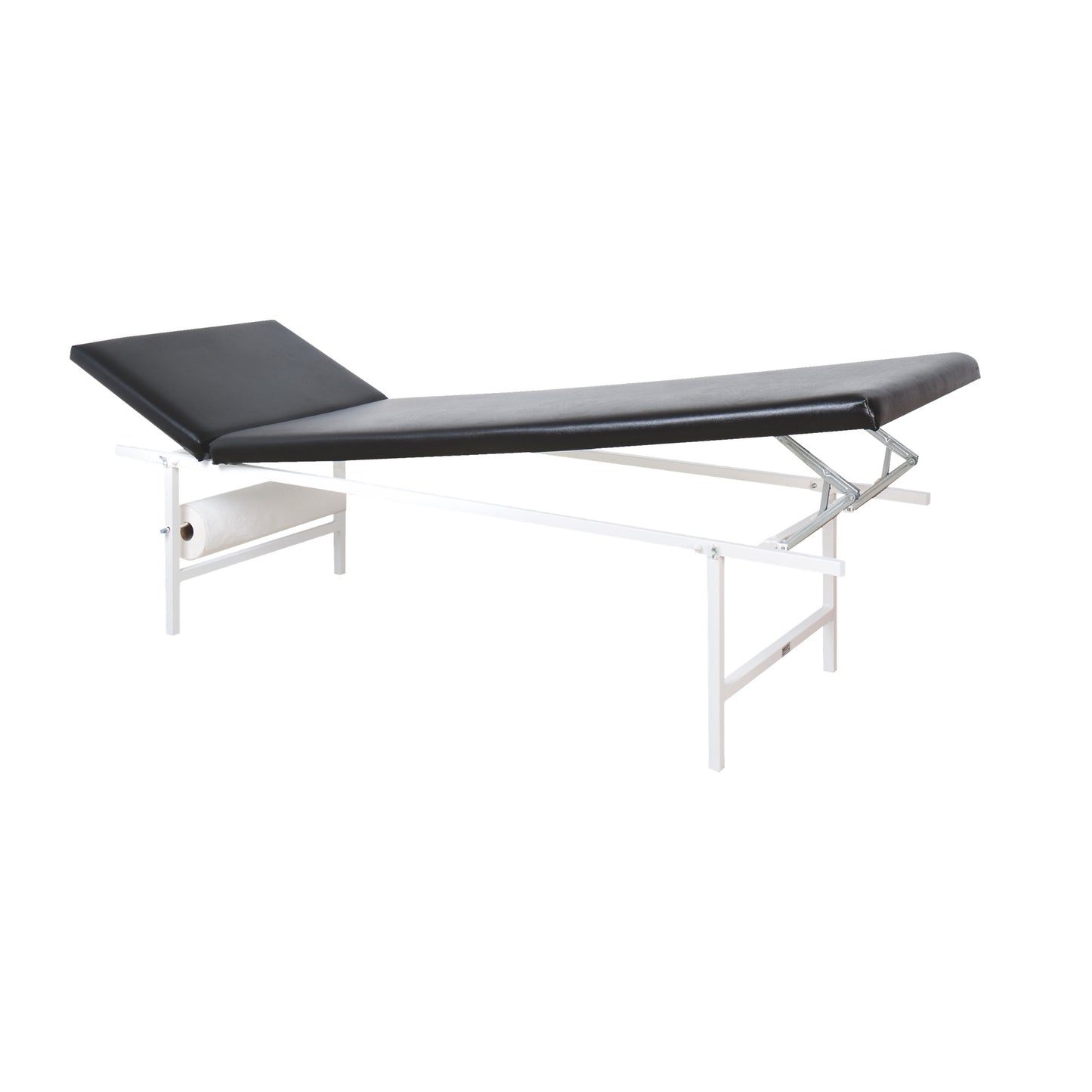 Relaxation Room Recliner, Tubular Steel, Adjustable Head and Foot Rests, Black