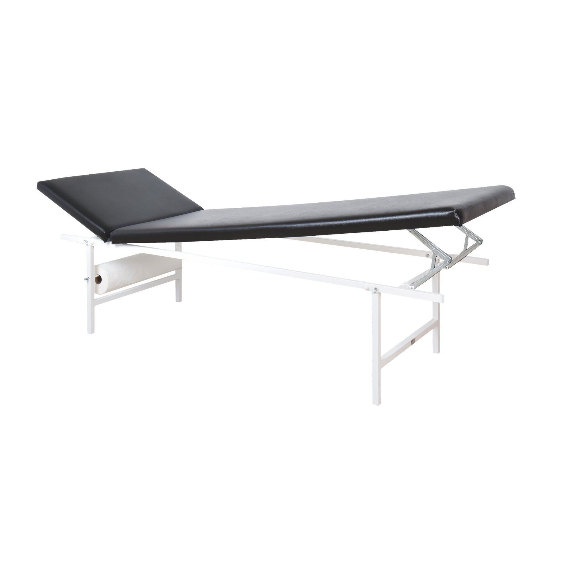 Relaxation Room Recliner, Tubular Steel, Adjustable Head and Foot Rests, Black