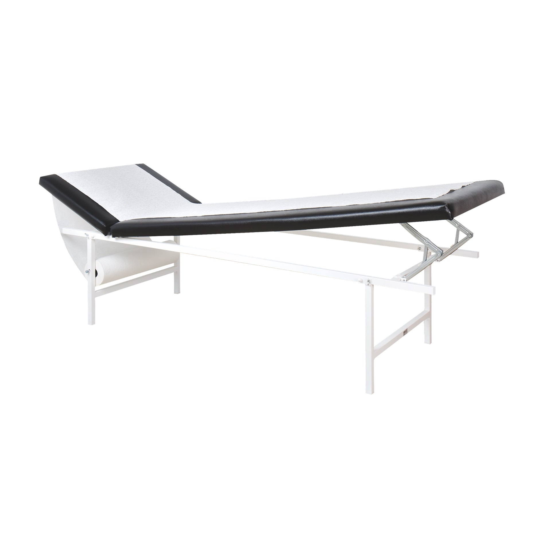 Relaxation Room Recliner, Tubular Steel, Adjustable Head and Foot Rests, Black