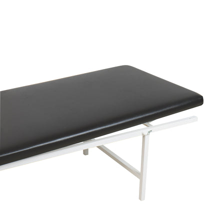 Relaxation Room Recliner, Tubular Steel, Adjustable Head and Foot Rests, Black