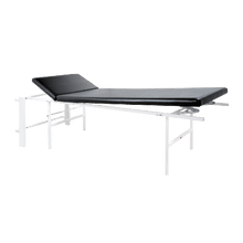 Wall-mounted Folding Examination Table, Head-to-Foot Adjustable, Vertical, Black