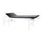 Wall-mounted Folding Examination Table, Head-to-Foot Adjustable, Vertical, Black
