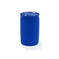 A blue plastic barrel with a closed lid and two small round openings, ideal for storing Dr. Schnell PRIMA SAN OXY from DR.SCHNELL GmbH & Co. KGaA - perfect for maintaining hygiene standards with disinfectants or cleaning agents.