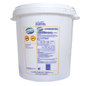 A 30L white DR.SCHNELL RAPA PLUS bucket with lid, dosing aids and accessories, with product information and instructions in blue and yellow lettering on the side. Brand: DR.SCHNELL GmbH & Co. KGaA.