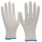 NITRAS knitted gloves, white