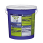 A blue 10 kg plastic bucket labeled "Dr. Schnell PEROTEX NC-B" contains a chlorine-based dishwashing detergent for commercial dishwashers from DR.SCHNELL; the multilingual label includes product information, instructions, and warnings.