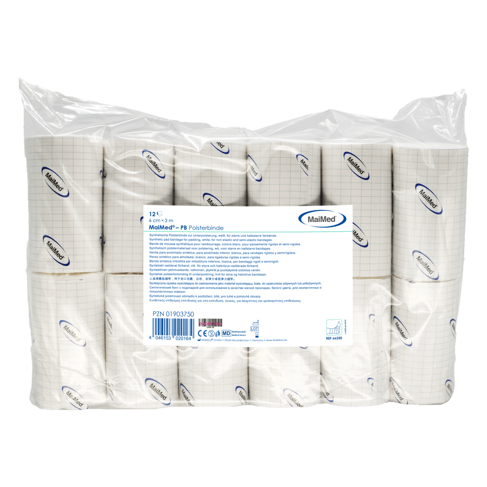 MaiMed-PB Synthetic padding bandage of 12 pieces/polybag