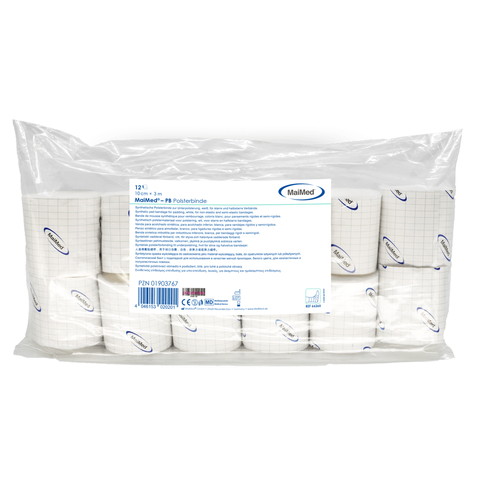 MaiMed-PB Synthetic padding bandage of 12 pieces/polybag