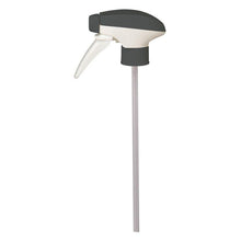 The Room Care R4 replacement sprayer from Diversey Deutschland GmbH & Co. OHG, for R4 furniture care, has a black and white nozzle with a long, clear tube. Sold as a carton (5 packs), pictured on a solid white background.