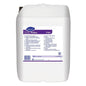 A white 20-liter plastic container labeled "Diversey Deutschland GmbH & Co. OHG Clax Perfect 71A1, Natural Liquid Starch". Ideal for professional textile cleaning; the label includes information in multiple languages and a barcode.