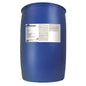 A large blue plastic drum with a white label with text and barcodes contains Suma Rinse A5 – Neutral Rinse Aid from Diversey Deutschland GmbH & Co. OHG, prevents lime scale deposits, and ensures streak-free results; depicted upright on a plain white background.