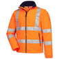 NITRAS MOTION TEX VIZ, high-visibility fleece jacket