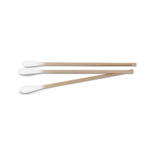 MaiMed - Tip non-sterile cotton swab, 15 cm long, wooden stick | Pack (100 pieces)