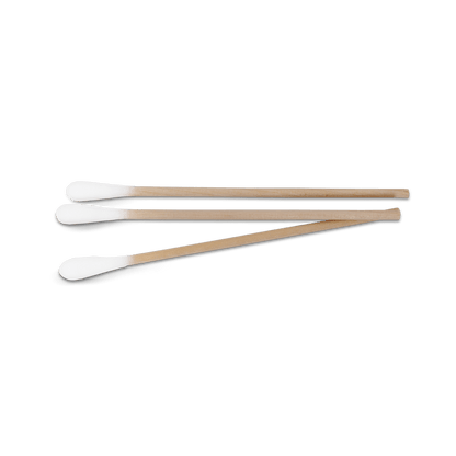 MaiMed - Tip non-sterile cotton swab, 15 cm long, wooden stick | Pack (100 pieces)