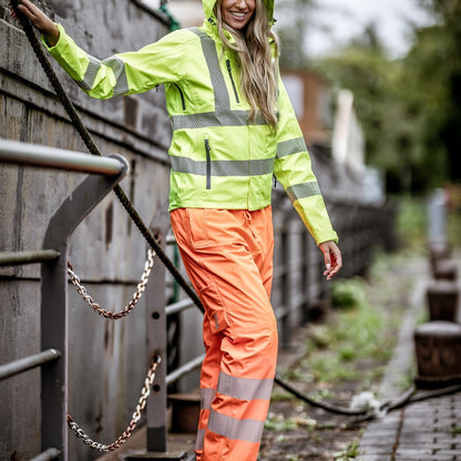 NITRAS MOTION TEX VIZ PLUS, high-visibility rain pants