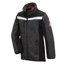 NITRAS MOTION TEX KIDS, knitted softshell jacket, black