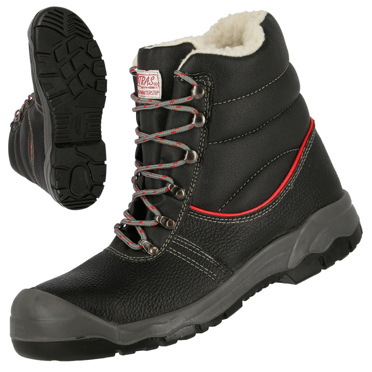 NITRAS STEP MID+ W, S3 safety winter boots, mid-height, black
