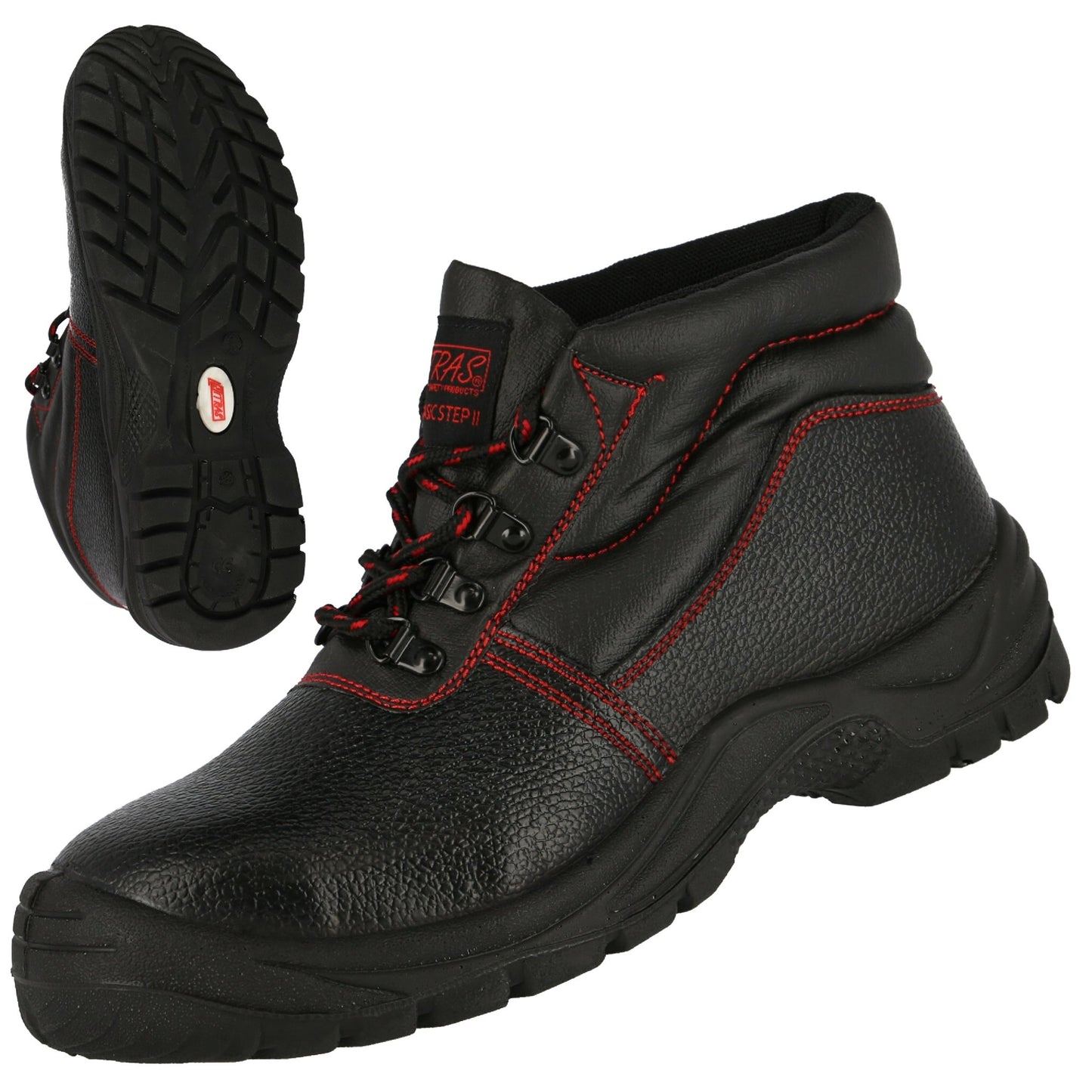 NITRAS BASIC STEP MID, S3 safety boots, mid-height, black