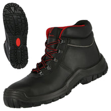 NITRAS POWER STEP MID, S3 HI HRO safety boots, mid-height, black