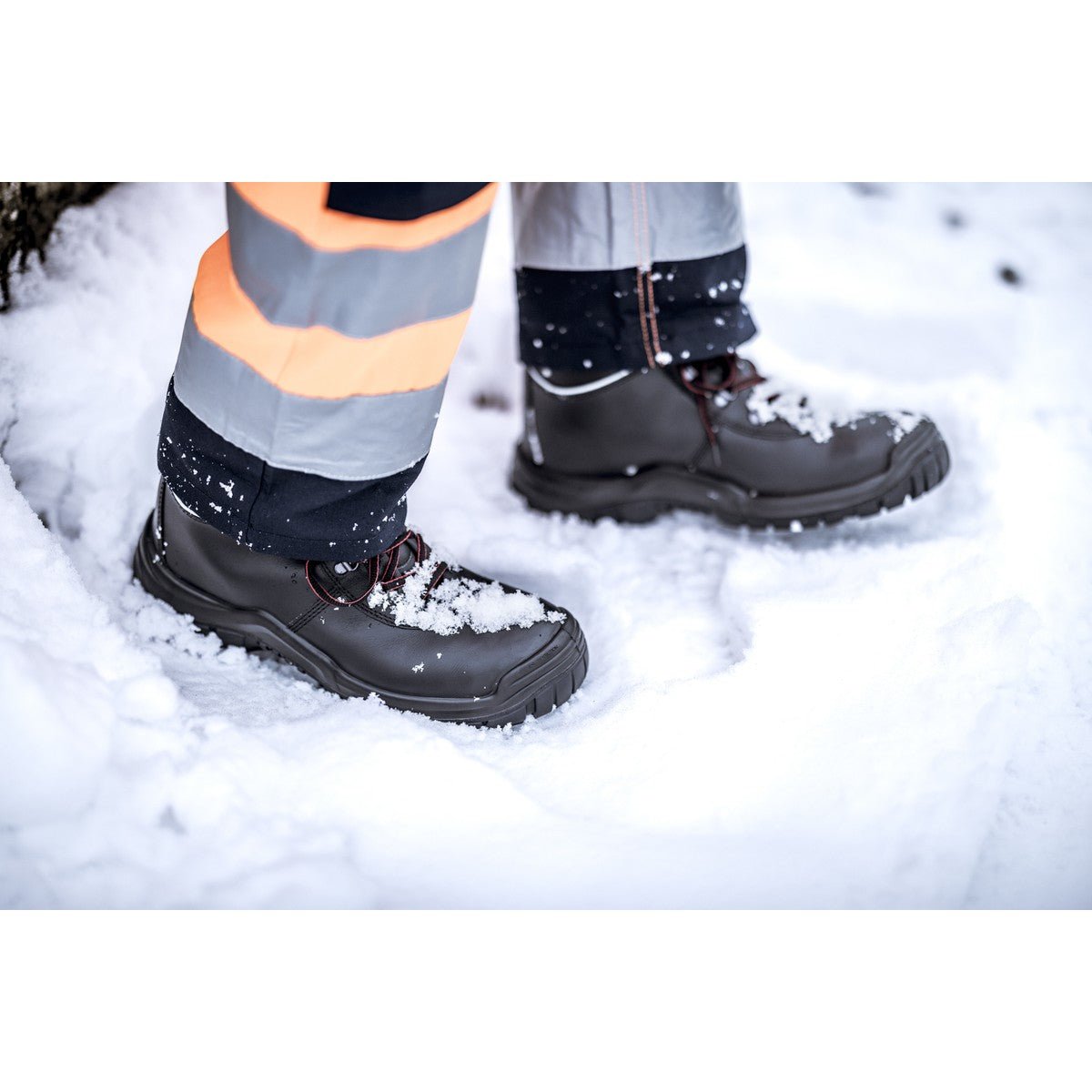 NITRAS POWER STEP MID+, S3 CI HI HRO SRC safety winter boots, mid-height, black