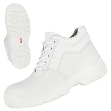 NITRAS CLEAN STEP MID, S2 safety boots, mid-height, white