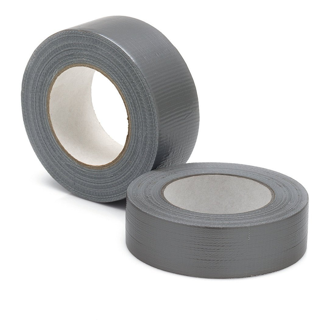 A roll of Nölle Profi Brush fabric tape (50 mm x 50 m, strong and versatile) is depicted upright, another lies flat to reveal the center hole; both show the typical glossy, textured surface of Nölle Profi Brush brush & paint technique e.K.