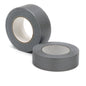 A roll of Nölle Profi Brush fabric tape (50 mm x 50 m, strong and versatile) is depicted upright, another lies flat to reveal the center hole; both show the typical glossy, textured surface of Nölle Profi Brush brush & paint technique e.K.