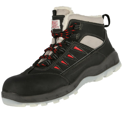 NITRAS SPORT STEP MID W, S3 CI safety winter boots, mid-height, black