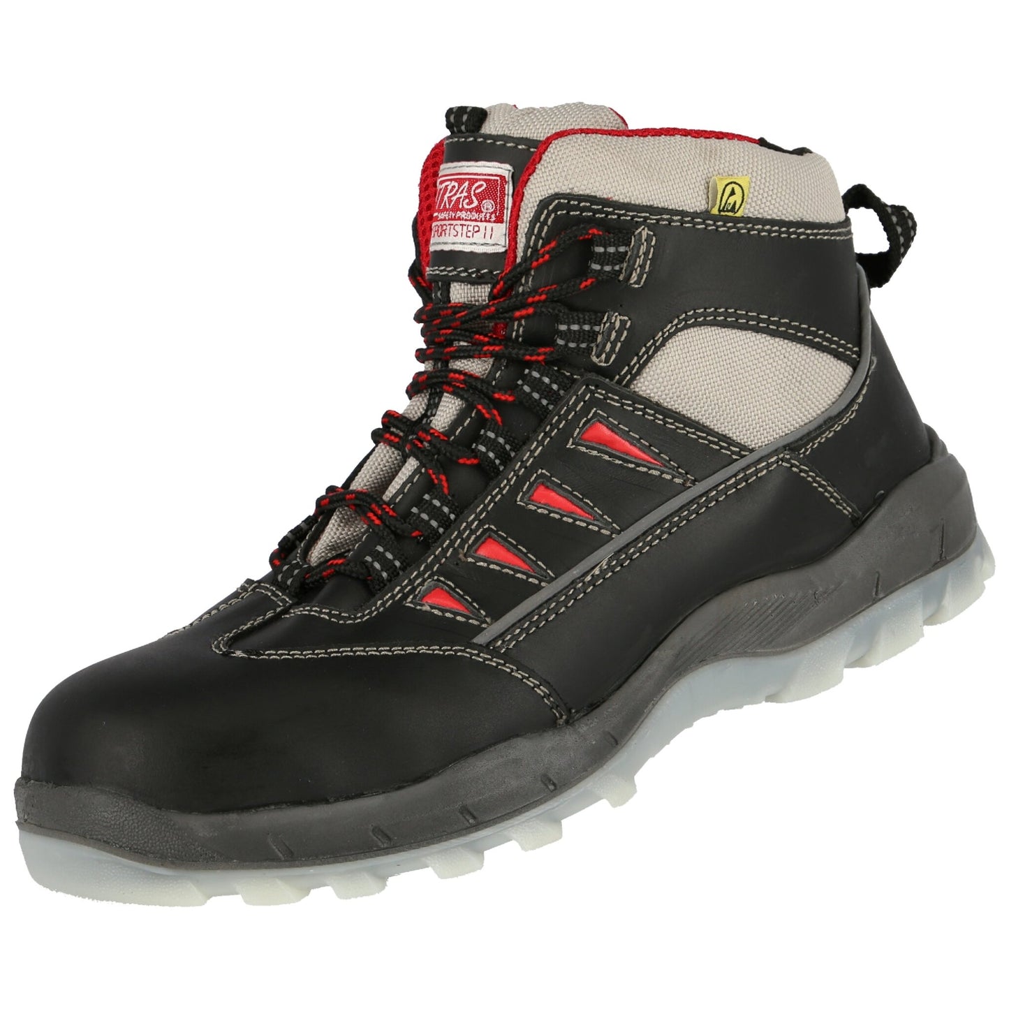 NITRAS SPORT STEP MID, S3 safety boots, mid-height, black