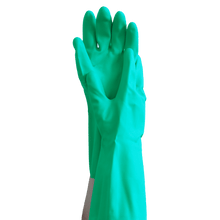 MaiMed-Safety touch chemical protection glove nitrile, green